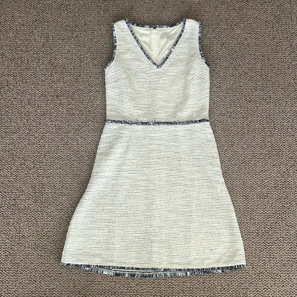 NWT LOFT tweed dress - Picture 3 of 7